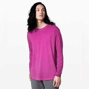 Lululemon Lab Fuchsia Ashta Long Sleeve Tee Shirt